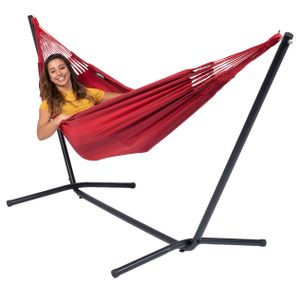 Hangmatset 1 Persoons Easy & Dream Red - Colombiaanse - Rood - 120 kg - Tropilex
