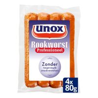 Unox - Rookworst Professioneel - 4 Stuks