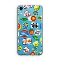 Fruitsticker: iPhone XR Transparant Hoesje