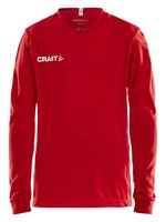 Craft 1906886 Squad Solid Jersey LS JR - Bright Red - 134/140