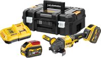 DeWalt DCG418X2 | Haakse Slijper | XR | FlexVolt | 54 V | 9,0Ah | Li-Ion | 125mm | Set - DCG418X2-QW