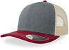 Atlantis AT679 Sonic Cap - Grey/Cardinal-Red/Beige - One Size