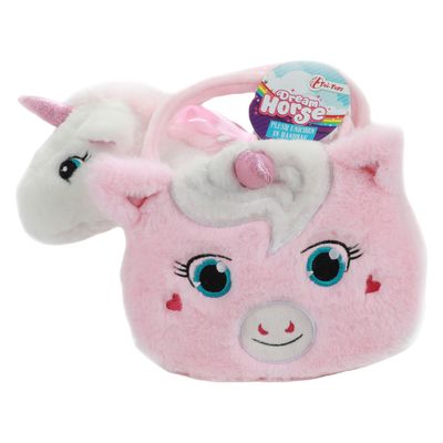 Dream Horse pluchen eenhoorn in tas