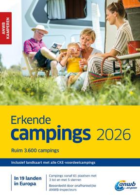 Campinggids Erkende Campings 2026 | ANWB Media