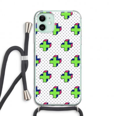 8-bit N°10: iPhone 11 Transparant Hoesje met koord
