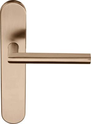 Formani Basics LB2-19P13SFC deurkruk geveerd op schild blind - PVD licht brons