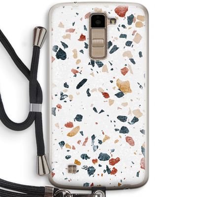 Terrazzo N°4: LG K10 (2016) Transparant Hoesje met koord