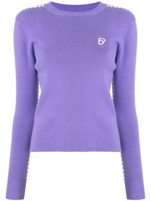 BAPY BY *A BATHING APE® pull à coutures contrastantes - Violet
