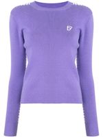 BAPY BY *A BATHING APE® pull à coutures contrastantes - Violet