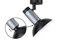 Paulmann 79520 Runa Plafondlamp GU10 Zwart, Antraciet - thumbnail