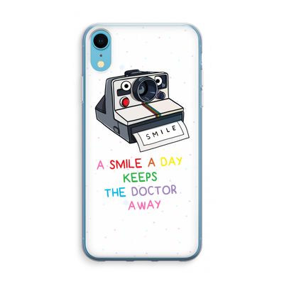 Smile: iPhone XR Transparant Hoesje