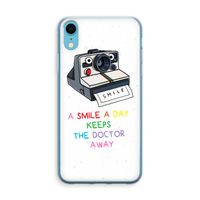 Smile: iPhone XR Transparant Hoesje