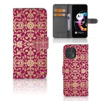 Wallet Case Motorola Edge 20 Lite Barok Pink Wallet Case Motorola Edge 20 Lite Barok Pink