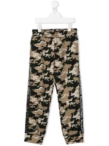 Balmain Kids pantalon de jogging à imprimé camouflage - Vert