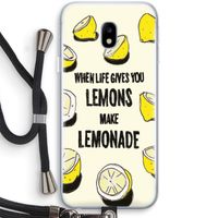 Lemonade: Samsung Galaxy J3 (2017) Transparant Hoesje met koord