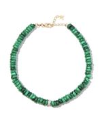 Mateo bracelet en or 14ct serti de diamants et de malachite