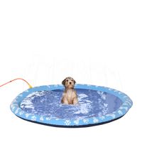 PawHut 170 cm hondenfontein sproeien waterspeelgoed mat watersproeier antislip outdoor PVC Blauw | Aosom Netherlands - thumbnail