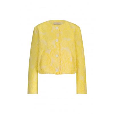 Studio Anneloes - Geel | Dames | Jasje | Geel | XXL | regular | Kamst mode