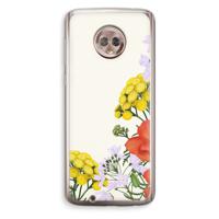 Wilde bloemen: Motorola Moto G6 Transparant Hoesje