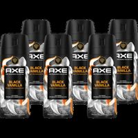 AXE Fine Fragrance Collection Premium Deodorant Bodyspray Black Vanilla 150 ml x 6 stuks bij Jumbo