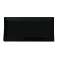 Terre d&apos;Azur Metro Black 10x20 cm