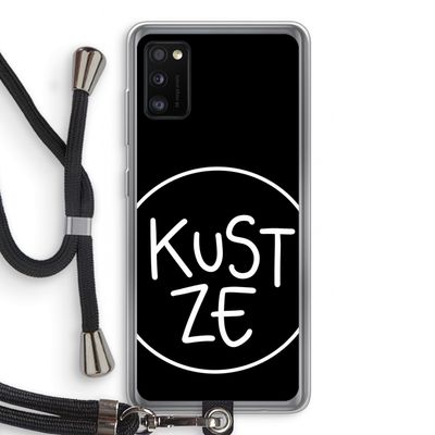 KUST ZE: Samsung Galaxy A41 Transparant Hoesje met koord
