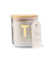 HEMA Kaars in glas Ø8x10cm letter T