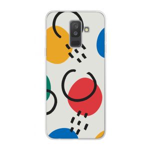 Illustratieve pop 3: Samsung Galaxy A6 Plus (2018) Transparant Hoesje