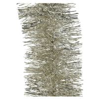 Decoris kerstslinger - licht parel/champagne - 270 x 10 cm - glans - Kerstslingers - thumbnail