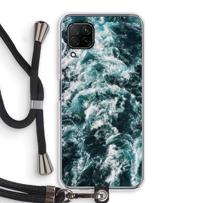 Zee golf: Huawei P40 Lite Transparant Hoesje met koord