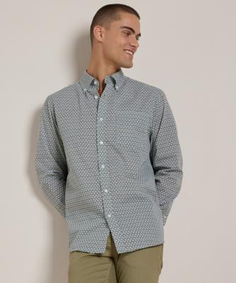 overhemd met print overhemd met print