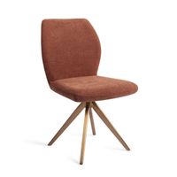 Jesper Home Eetkamerstoel 'Ikata' Turn Rose, Draaibaar, kleur Cosy Copper