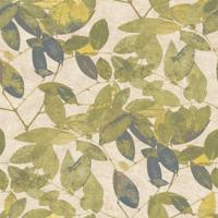 Decoprint Herbarium Behang met bladeren print - HE27272