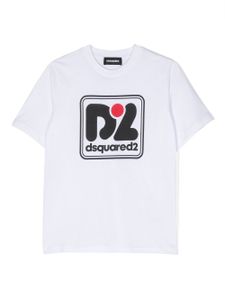 DSQUARED2 KIDS t-shirt à logo imprimé - Blanc