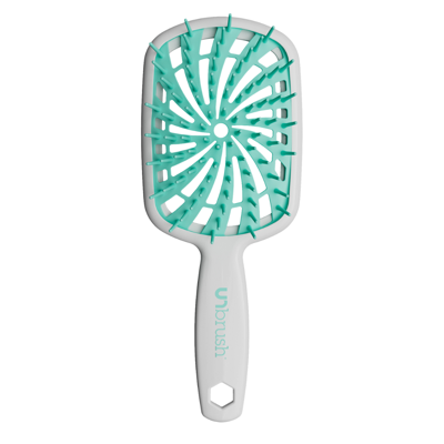 UNbrush Detangling Hair Brush Plus White Mint Swirl