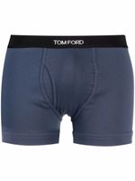 TOM FORD boxer à taille à logo - Bleu