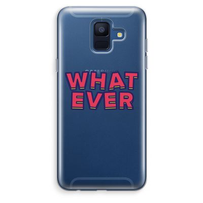 Whatever: Samsung Galaxy A6 (2018) Transparant Hoesje