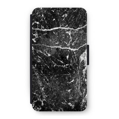 Zwart marmer: iPhone 11 Pro Flip Hoesje