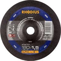 Rhodius 208702 Doorslijpschijf gebogen 180 mm 1 stuk(s) Staal