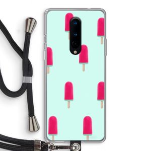 Waterijsje: OnePlus 8 Transparant Hoesje met koord