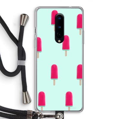 Waterijsje: OnePlus 8 Transparant Hoesje met koord