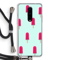 Waterijsje: OnePlus 8 Transparant Hoesje met koord
