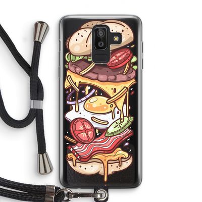 Diet Coke Please: Samsung Galaxy J8 (2018) Transparant Hoesje met koord