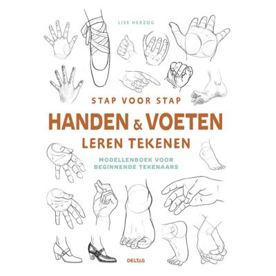 Deltas Stap voor stap handen en voeten leren tekenen hobbyboek