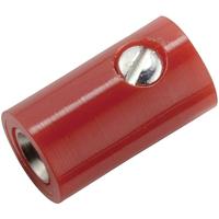 Kahlert Licht Miniatuur-laboratoriumconnector Bus, recht Stift-Ø: 2.6 mm Rood 1 stuk(s)