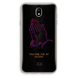 Praying For My Haters: Samsung Galaxy J7 (2017) Transparant Hoesje