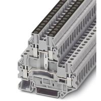 Phoenix Contact UTTB 4-PV 3044733 Doorgangsserieklem Aantal polen: 4 0.14 mm² 6 mm² Grijs 50 stuk(s)