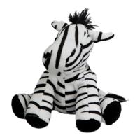 MBW Pluche Zebra 19 cm wasbaar polyester knuffel