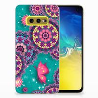 Samsung Galaxy S10e Hoesje maken Cirkels en Vlinders