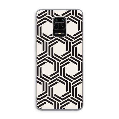 Geometrisch patroon: Xiaomi Redmi Note 9 Pro Transparant Hoesje